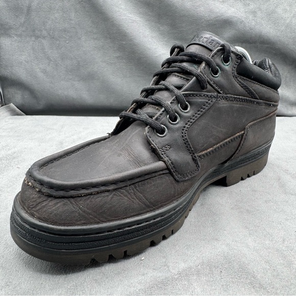 Timberland Heritage Mid Lace GORE-TEX Boots Men’s Size 9.5 Black Hiking - Picture 4 of 15